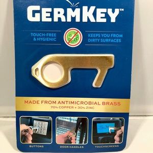 GERM KEY - Made From Antimicrobial Brass